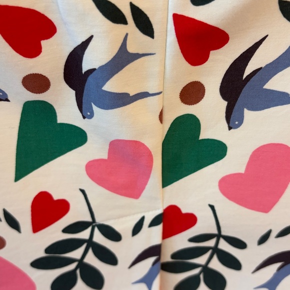Boden Multicolor Heart and Leaf Pencil Skirt - Picture 4 of 5